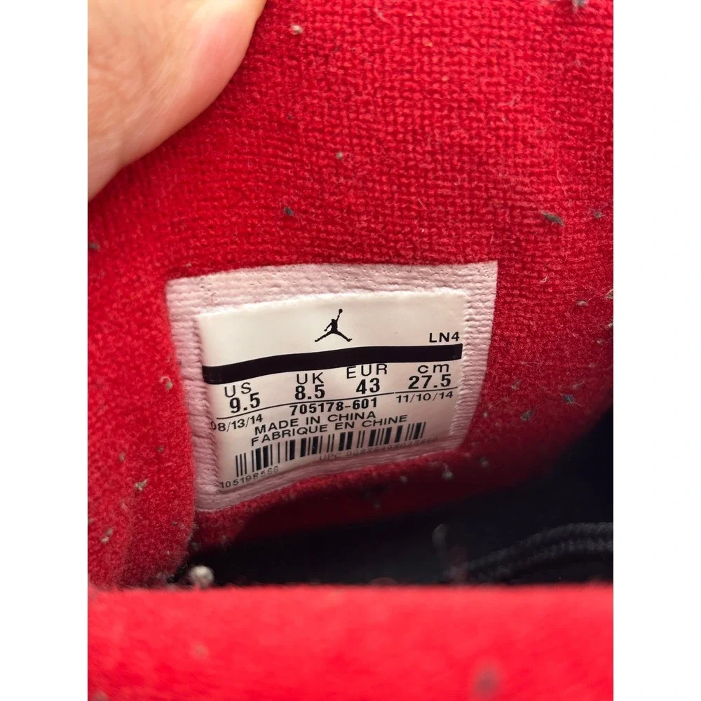 Air Jordan 10 Retro Bulls Over Broadway Gym Red Black 705178-601 Mens 9.5